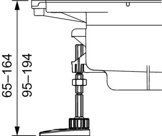 TECE Комплект опор 674000